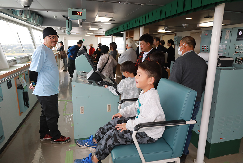 船長さんになった気分♪